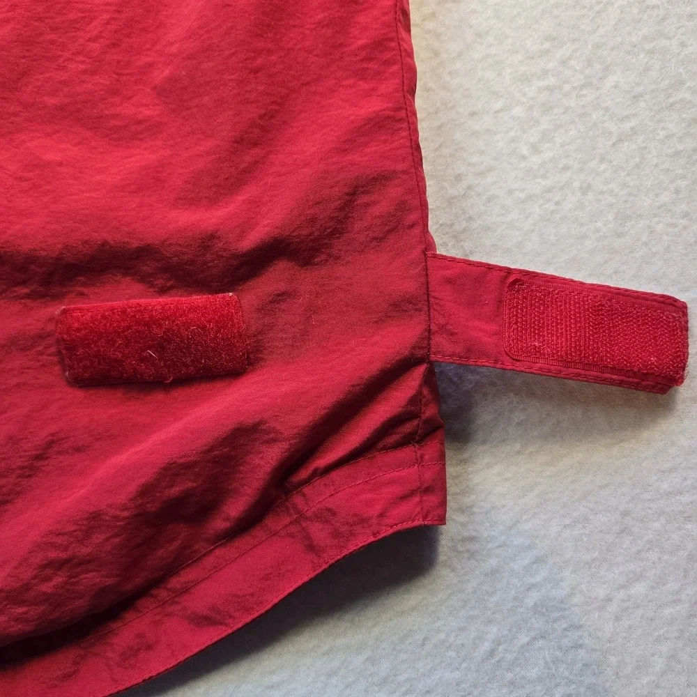 Vintage Disney World Jacket Mickey Mouse Back Embroidery Red Windbreaker Small S